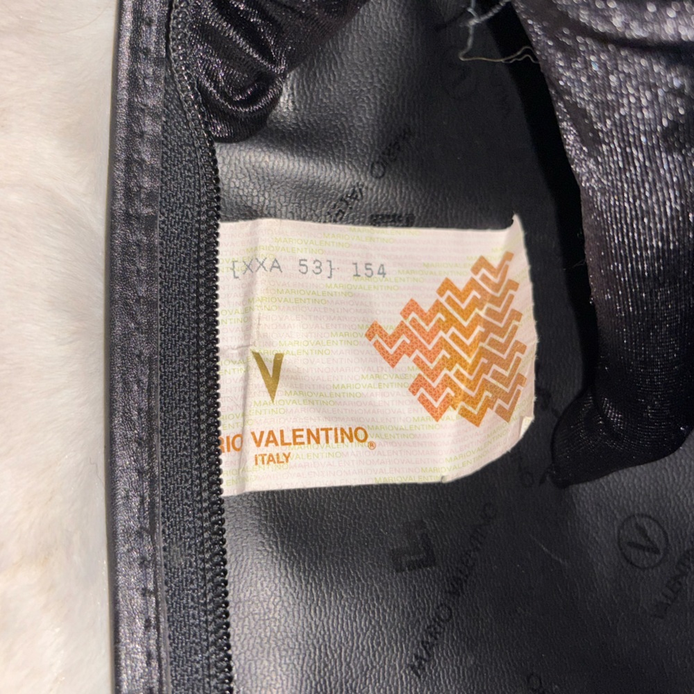 Valentino Leather Black Bag Embossed - Picture 7 of 16